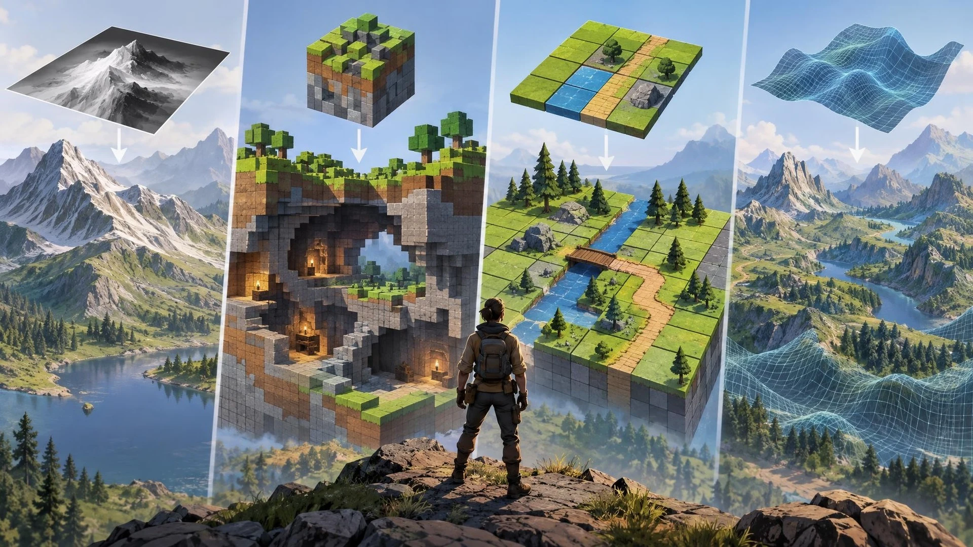 Unity Explains the Trade-Offs Behind Heightmaps, Voxels, and Game Terrain