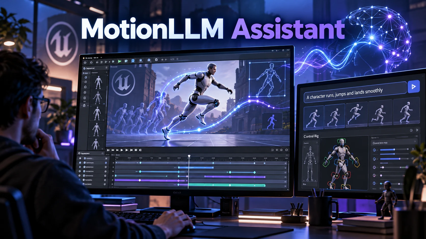 MotionLLM Assistant Brings AI Character Animation to Unreal Sequencer
