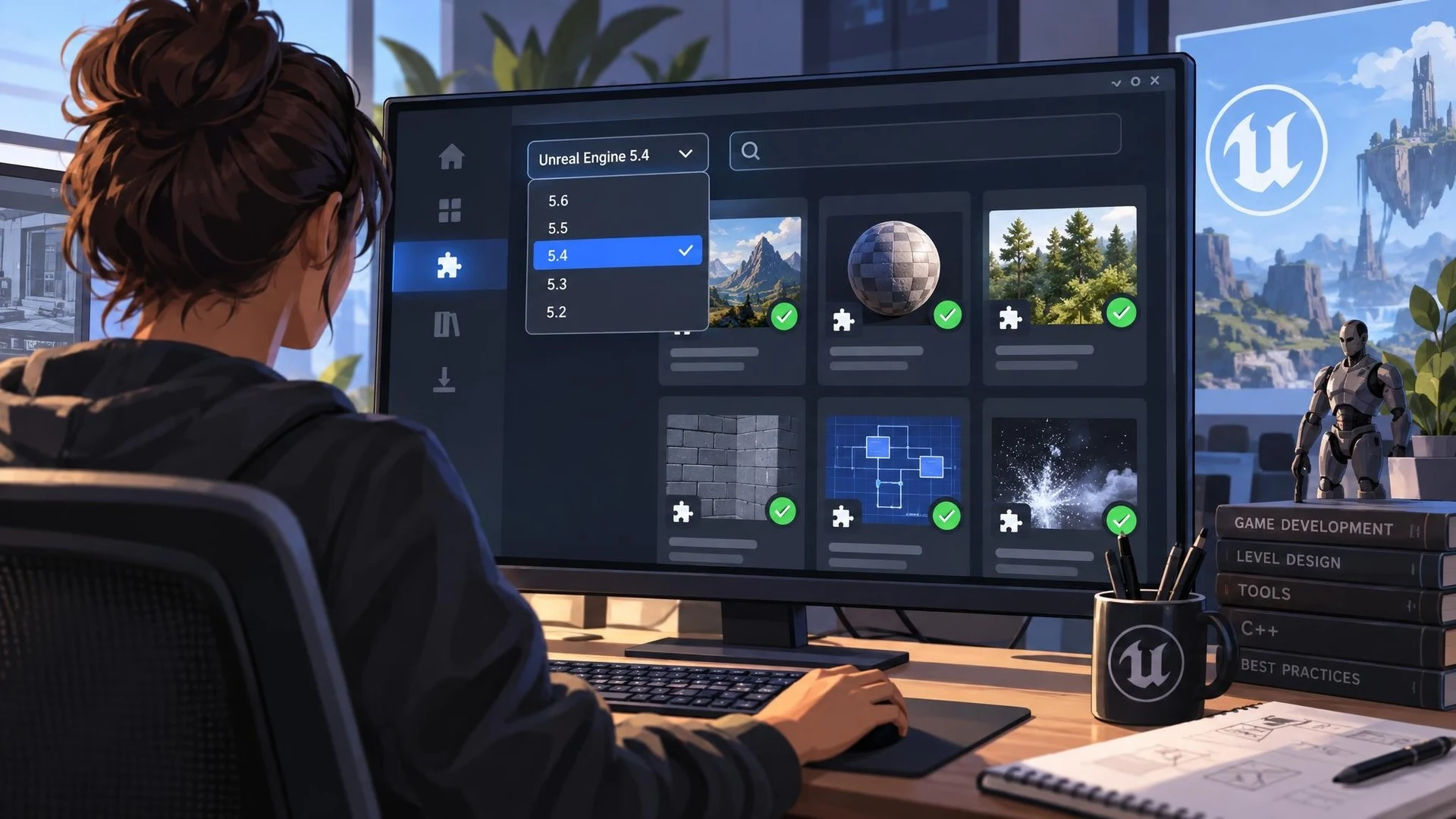 Epic Games Launcher Now Filters Fab Plugins by Unreal Engine Version